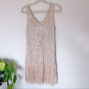 Gold Flapper Dress